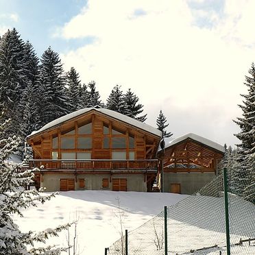 Außen Winter 32, Chalet l'Epachat, Saint Gervais, Savoyen - Hochsavoyen, Auvergne-Rhône-Alpes, Frankreich