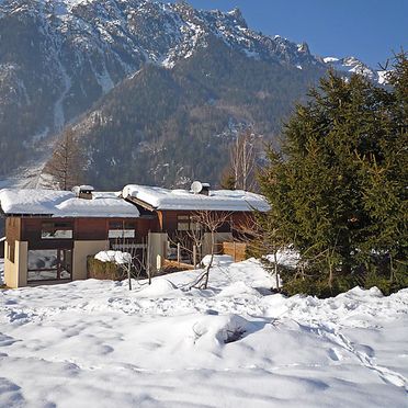Außen Winter 18, Chalet les Pelarnys, Chamonix, Savoyen - Hochsavoyen, Auvergne-Rhône-Alpes, Frankreich