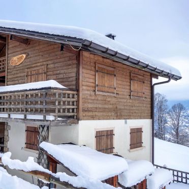 Außen Winter 19, Chalet Mille Bulle, Saint Gervais, Savoyen - Hochsavoyen, Auvergne-Rhône-Alpes, Frankreich