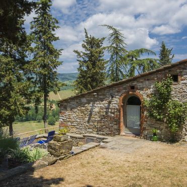 Außen Sommer 2, Villa le Bonatte, Radda in Chianti, Toskana Chianti, Toskana, Italien