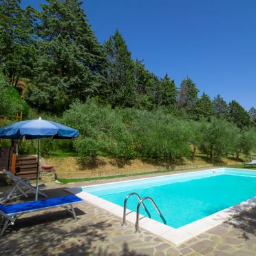 Außen Sommer 3, Villa il Riccio, Cortona, Arezzo, Cortona und Umgebung, Toskana, Italien