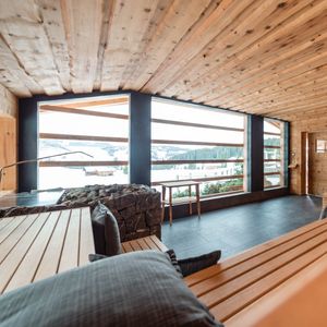 Sauna mit Aussicht - Tirler- Dolomites Living Hotel 