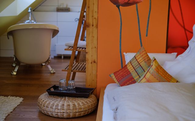 biohotel zur scheunenwirtin ziegerhof bett bad