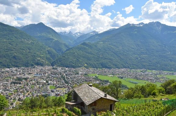 Außen Sommer 1 - Hauptbild, Rustico Rebustella, Valtellina, Lombardei, Lombardei, Italien